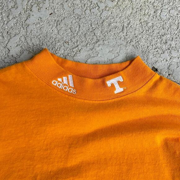Vintage 90s Adidas University of Tennessee Orange Longsleeve. Sz M - Picture 2 of 4
